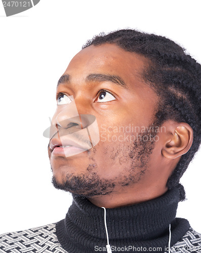 Image of Portrait of a handsome African-American