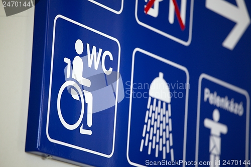 Image of Wc sign