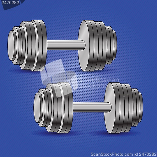 Image of dumbbell background