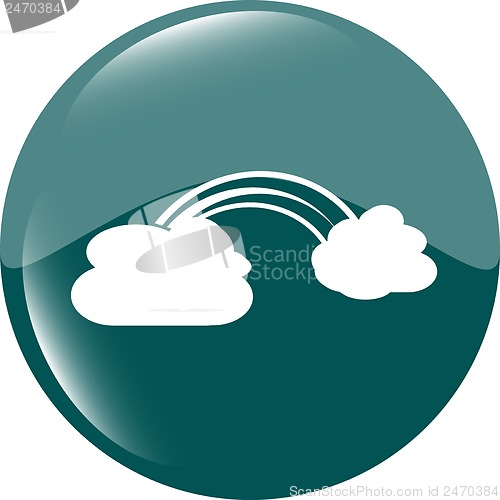 Image of Abstract cloud web background vector illustration
