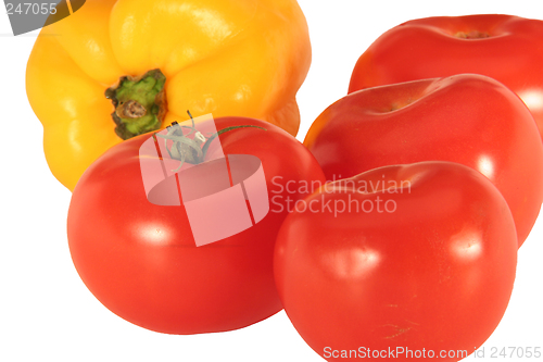 Image of Tomatoes and paprica