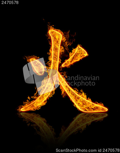 Image of Fire hieroglyph