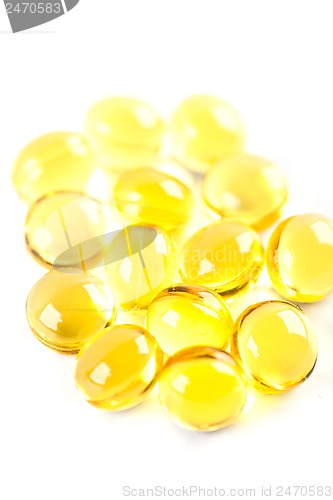 Image of yellow gelatin pills