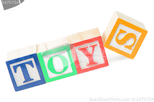 Image of Baby blocks spelling toys