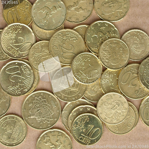 Image of Euro coins