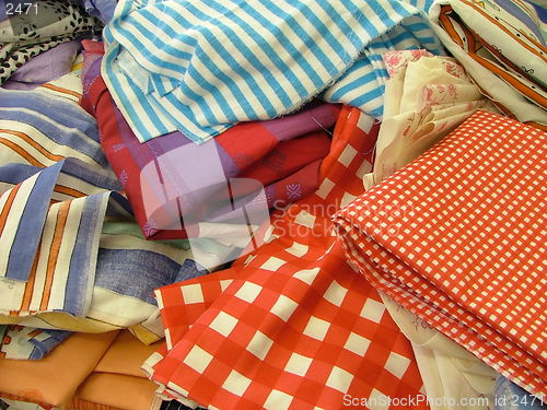 Image of mixture of fabrics