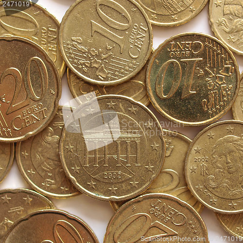 Image of Euro coins
