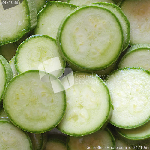 Image of Courgettes zucchini
