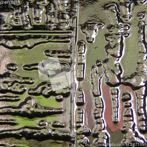 Image of Decorated glass