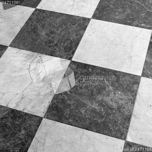 Image of Checkered floor