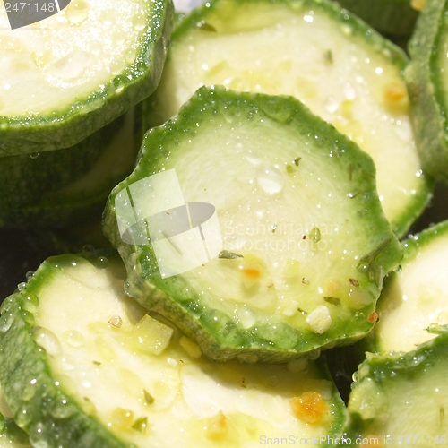 Image of Courgettes zucchini