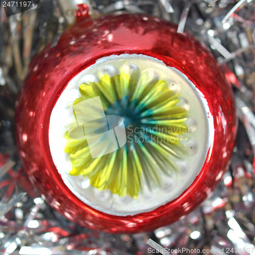 Image of Bauble and tinsel