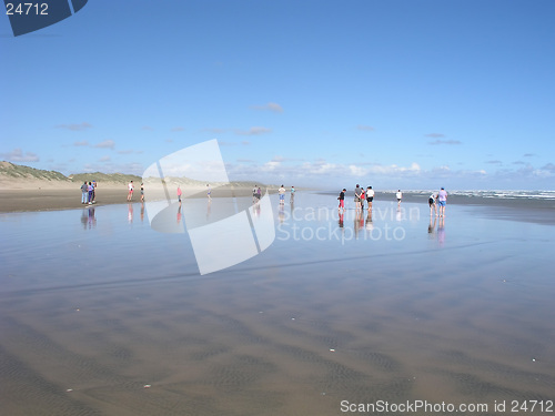 Image of Standing on the beach