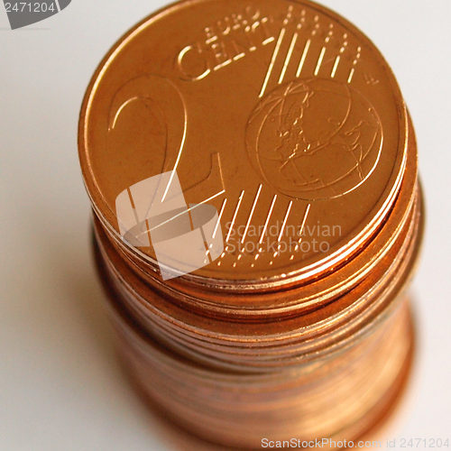 Image of Euro coins