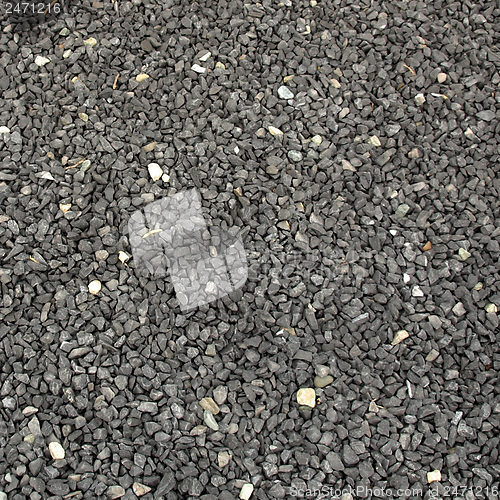 Image of Black gravel