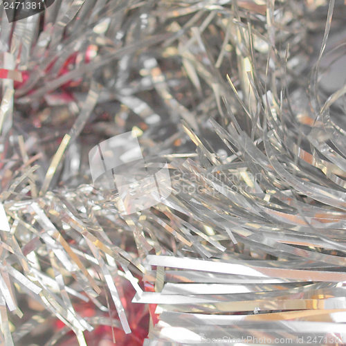 Image of Christmas tinsel