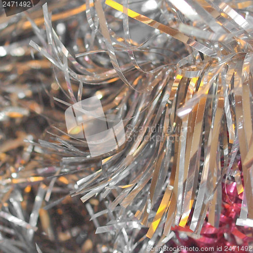 Image of Christmas tinsel