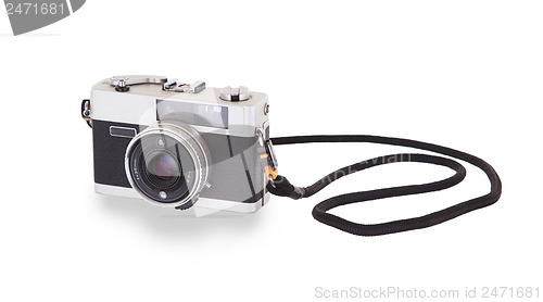 Image of Old vintage camera isolated