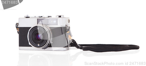 Image of Old vintage camera isolated