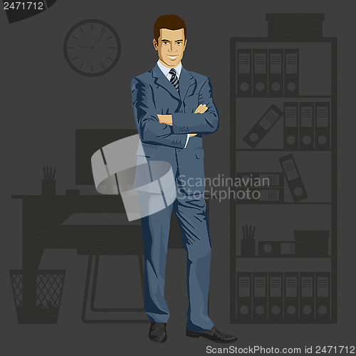 Image of Vector Businessman In Suit