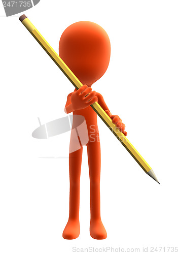 Image of Holding a Pencil