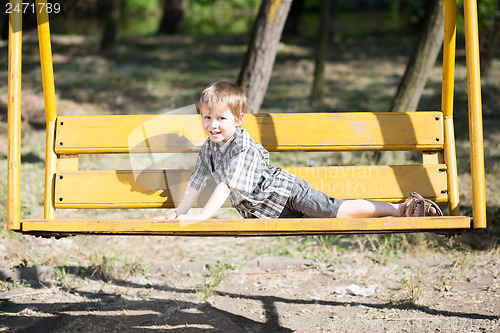 Image of Funny little boy