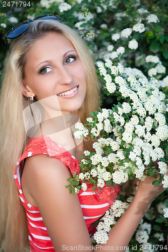 Image of Young blond woman