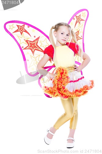 Image of Graceful little blond girl