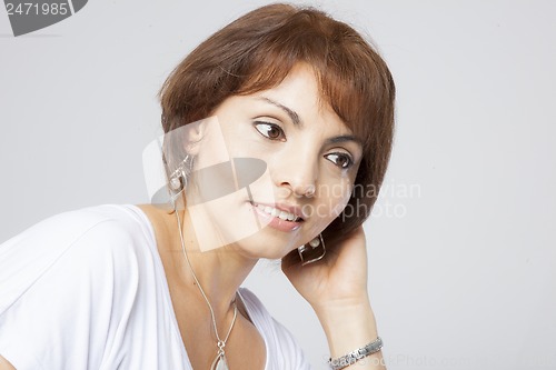 Image of latin pretty middle aged woman