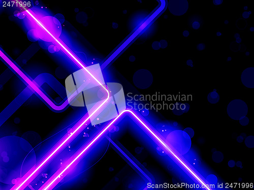 Image of Blue Purple  Lines Background Neon Laser