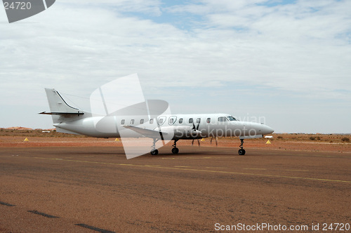 Image of Taxiing airplane