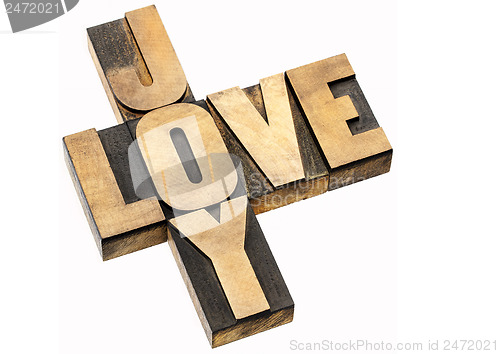 Image of love and joy crossword