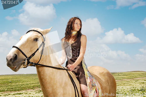 Image of Serene equestrienne