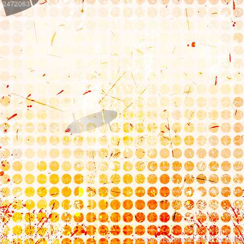 Image of Abstract circles background with grunge paper.