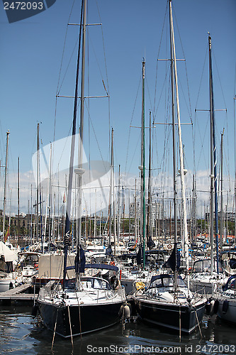 Image of yacht masts 