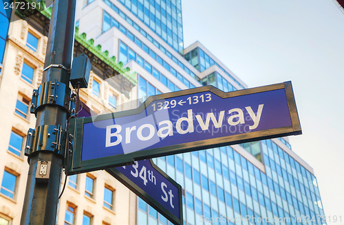 Image of Broadway sign