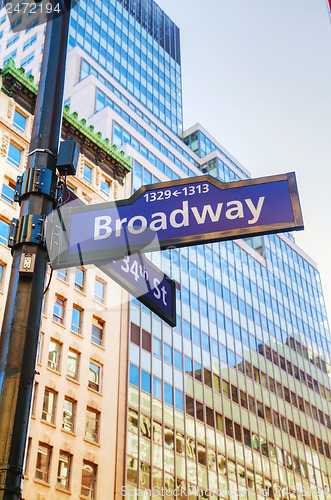 Image of Broadway sign