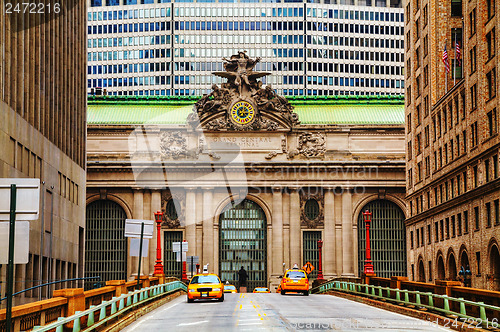Image of Grand Central Terminal viaduc in New York