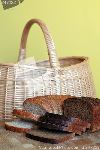 Image of Black and white bread