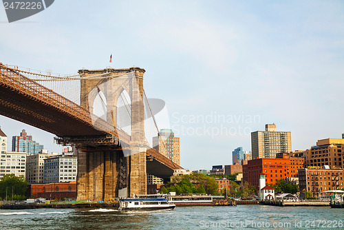 Image of Brooklyn bridge in New York City