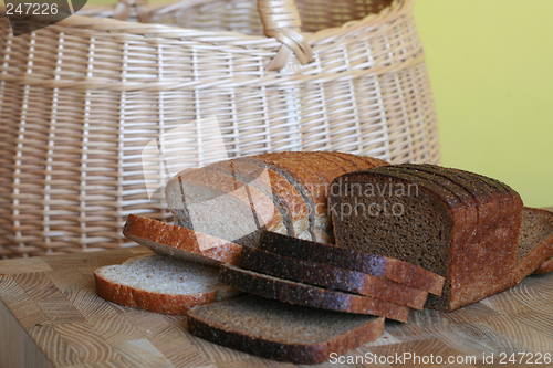 Image of Black and white bread