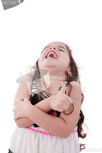 Image of cute laughing girl