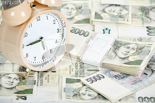 Image of time is money business concept