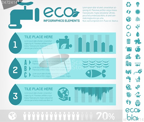 Image of Water Conservation Infographic Template