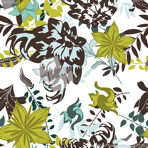 Image of Seamless floral pattern