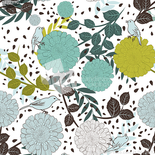 Image of Seamless floral pattern