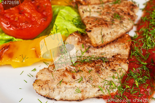 Image of Tasty fish pike perch fillet