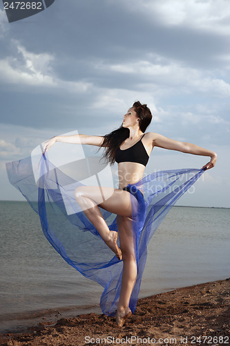 Image of Elegant lady dancing