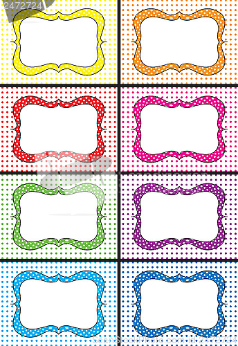 Image of Polka dots labels