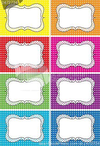 Image of Polka dots labels
